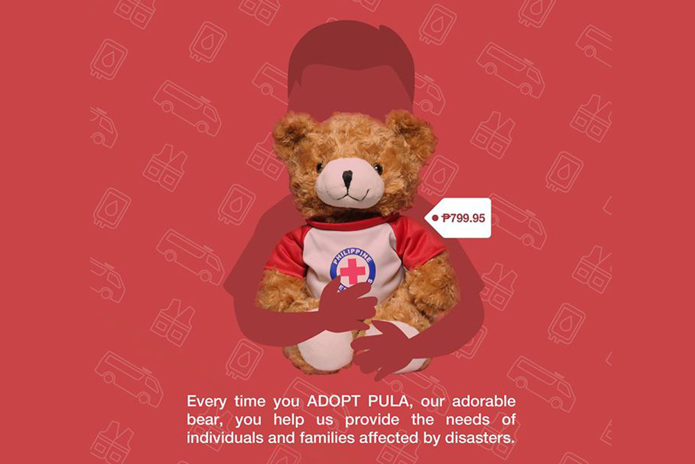 Red cross shop teddy bear