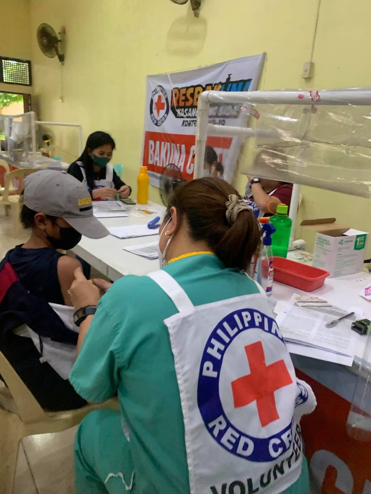 Philippine Red Cross Zamboanga Chapter Vaccinates Against Covid