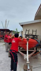 Red Cross staff and volunteers preparing for Tropical Storm Florita